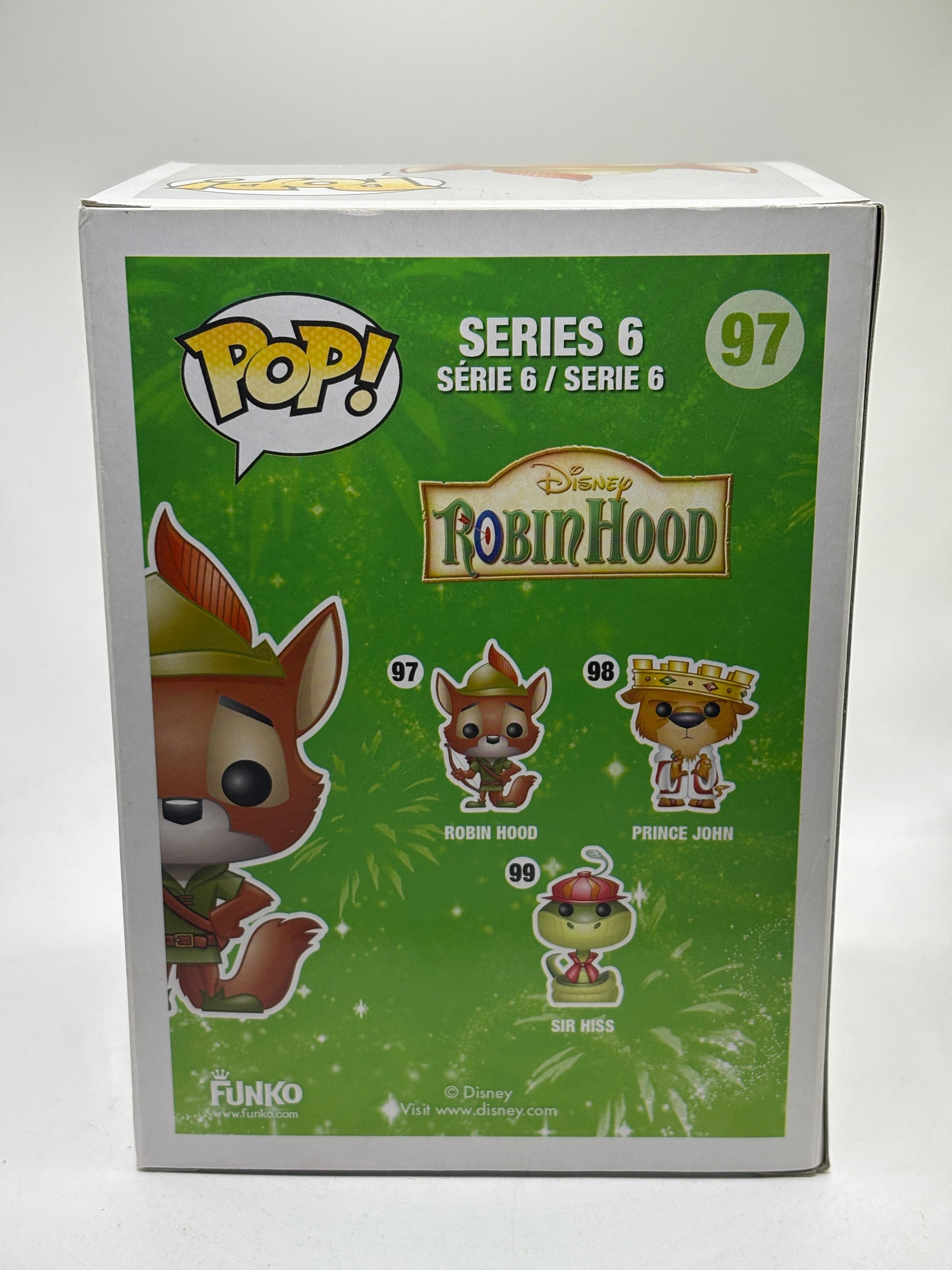 Funko POP! Disney #97 Robin Hood Vinyl Figure FRENLY BRICKS - Open 7 Days