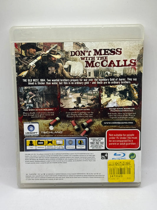 Sony Playstation 3 Call of Juarez Bound in Blood Video Game FRENLY BRICKS - Open 7 Days