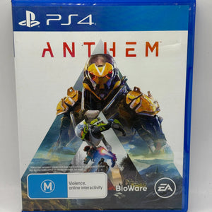 Sony Playstation 4 Anthem Video Game with Manual FRENLY BRICKS - Open 7 Days
