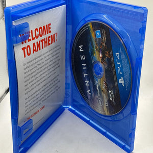 Sony Playstation 4 Anthem Video Game with Manual FRENLY BRICKS - Open 7 Days