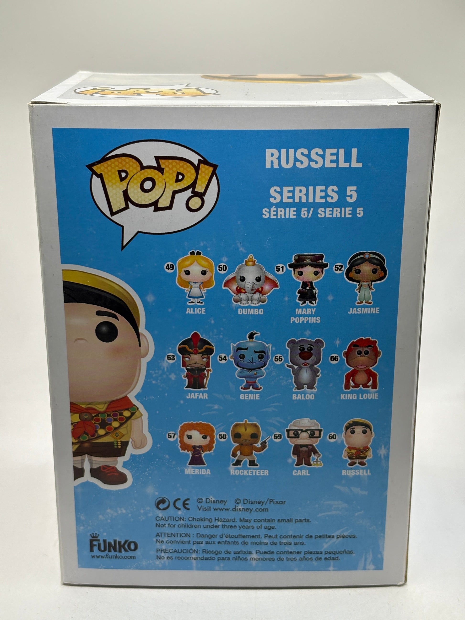 Funko POP! Disney UP #60 Russell Vinyl Figure FRENLY BRICKS - Open 7 Days
