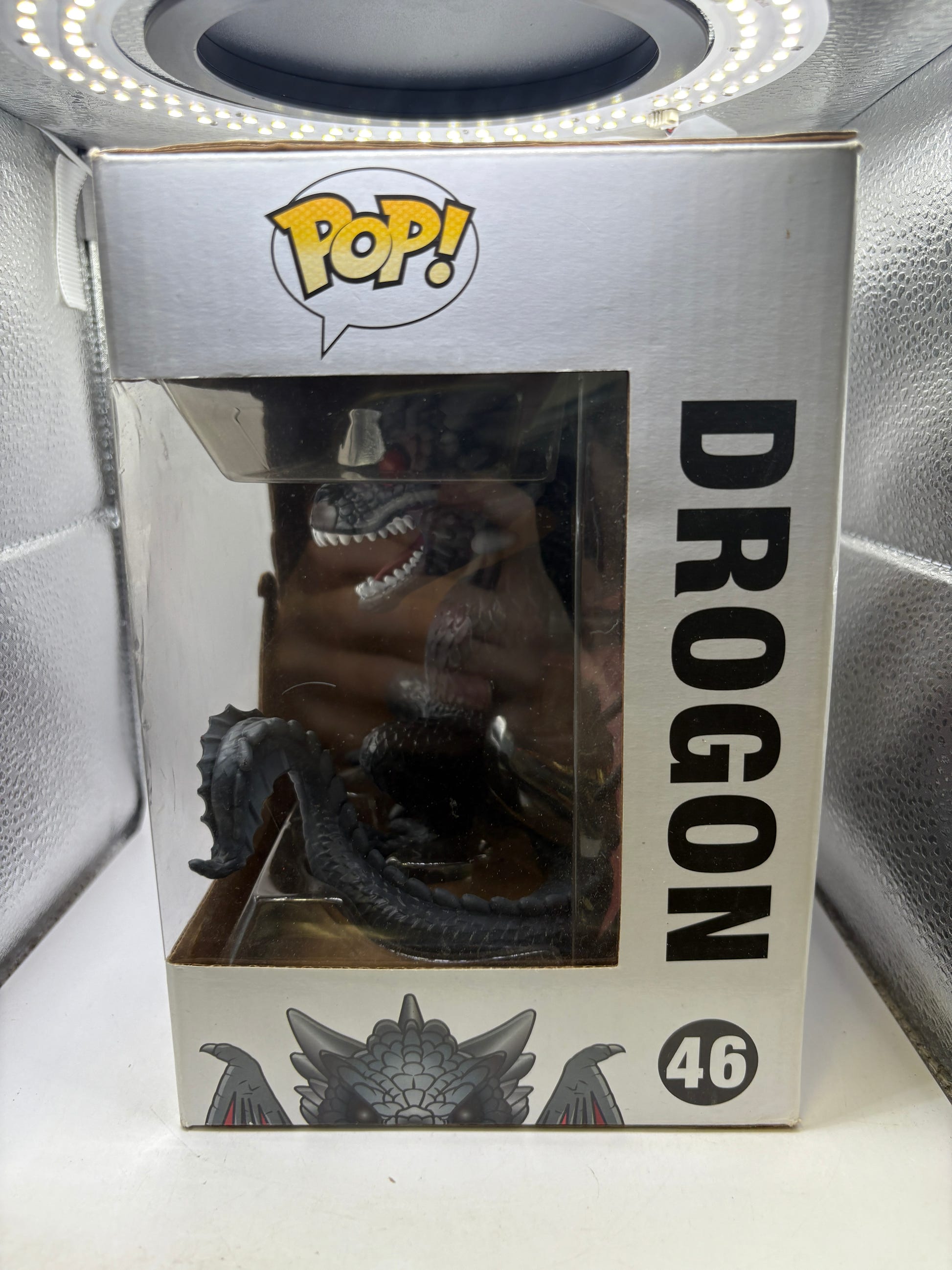 Funko POP! Game of Thrones #46 Drogon Vinyl Figure Box DMG image 2