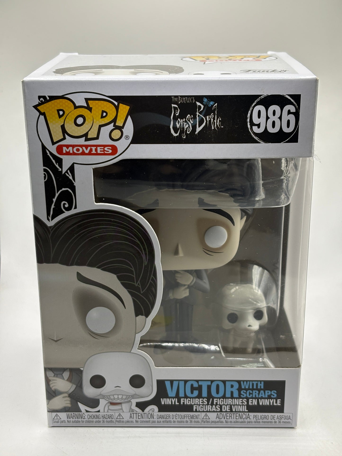 Funko POP! Movies Corpse Bride #986 Victor with Scraps Vinyl Figure FRENLY BRICKS - Open 7 Days