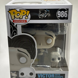 Funko POP! Movies Corpse Bride #986 Victor with Scraps Vinyl Figure FRENLY BRICKS - Open 7 Days