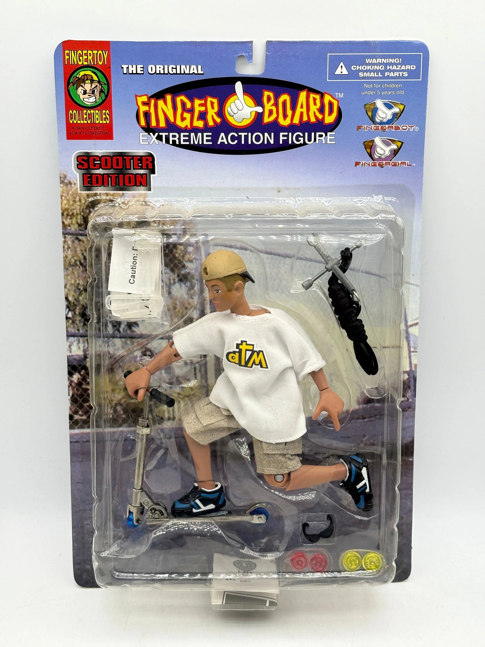 Vintage Finger Board Extreme Action Figure Scooter Edition (Black Rope) FRENLY BRICKS - Open 7 Days