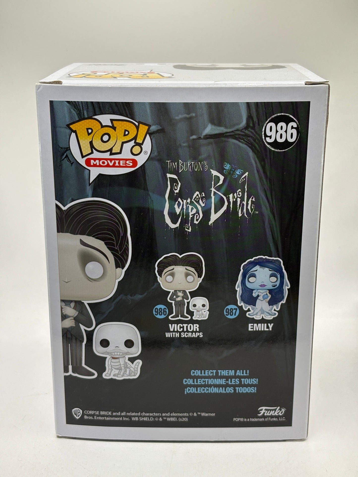 Funko POP! Movies Corpse Bride #986 Victor with Scraps Vinyl Figure FRENLY BRICKS - Open 7 Days