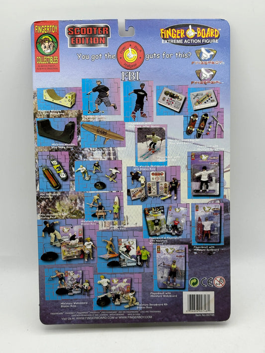 Vintage Finger Board Extreme Action Figure Scooter Edition (Black Rope) FRENLY BRICKS - Open 7 Days