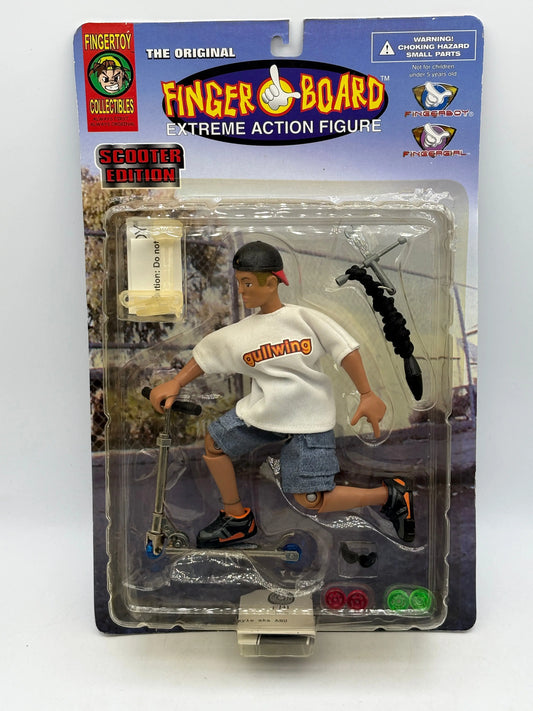 Vintage Finger Board Extreme Action Figure Scooter Edition (Black Rope) (2) FRENLY BRICKS - Open 7 Days