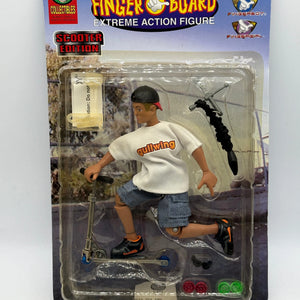 Vintage Finger Board Extreme Action Figure Scooter Edition (Black Rope) (2) FRENLY BRICKS - Open 7 Days