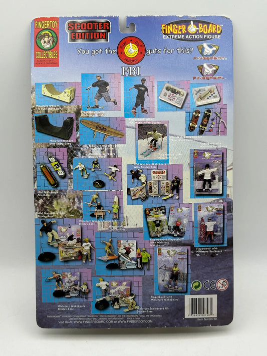 Vintage Finger Board Extreme Action Figure Scooter Edition (Black Rope) (2) FRENLY BRICKS - Open 7 Days