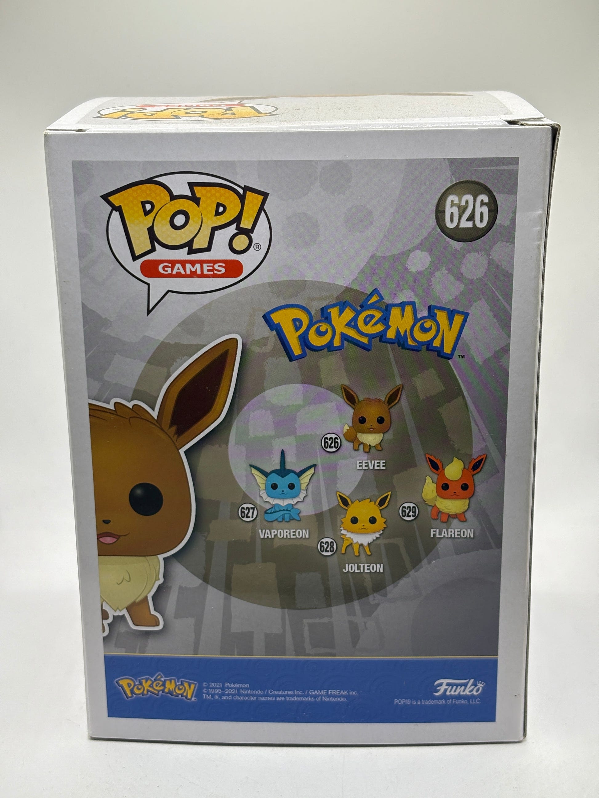 Funko POP! Games Pokemon #626 Eevee Diamond 2021 Fall Con FRENLY BRICKS - Open 7 Days image 3