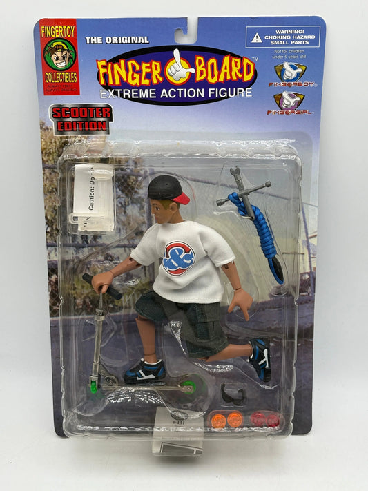 Vintage Finger Board Extreme Action Figure Scooter Edition (Blue Rope) FRENLY BRICKS - Open 7 Days