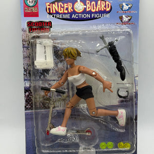 Vintage Finger Board Extreme Action Figure Scooter Edition Girl (Black Rope) FRENLY BRICKS - Open 7 Days