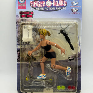 Vintage Finger Board Extreme Action Figure Scooter Edition Girl (Black Rope) (1) FRENLY BRICKS - Open 7 Days