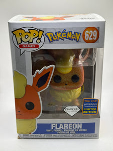 Funko POP! Games Pokemon #629 Flareon Diamond 2021 Wondrous Limited