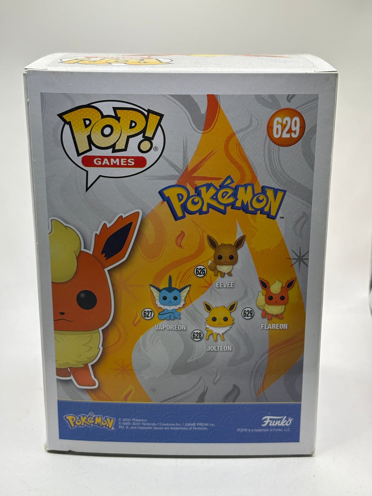 Funko POP! Games Pokemon #629 Flareon Diamond 2021 Wondrous Limited FRENLY BRICKS - Open 7 Days