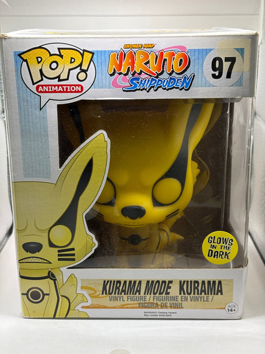 Funko POP! Animation Naruto Shippuden #97 Kurama Mode Kurama Glow *Box Damage FRENLY BRICKS - Open 7 Days