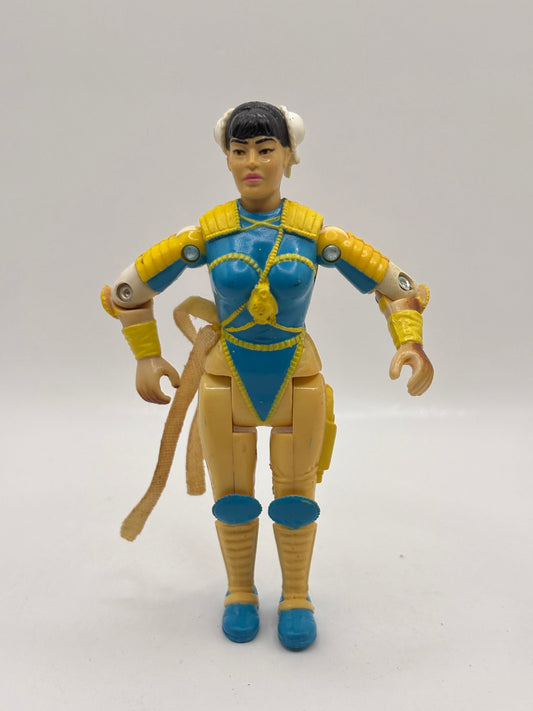 Vintage 1993 Street Fighter Chun Li Action Figure 4" GI JOE Hasbro FRENLY BRICKS - Open 7 Days