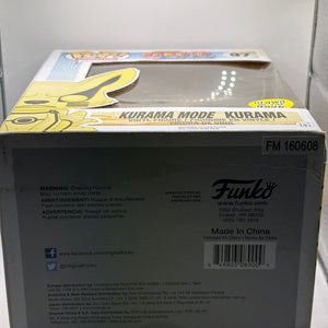 Funko POP! Animation Naruto Shippuden #97 Kurama Mode Kurama Glow *Box Damage FRENLY BRICKS - Open 7 Days