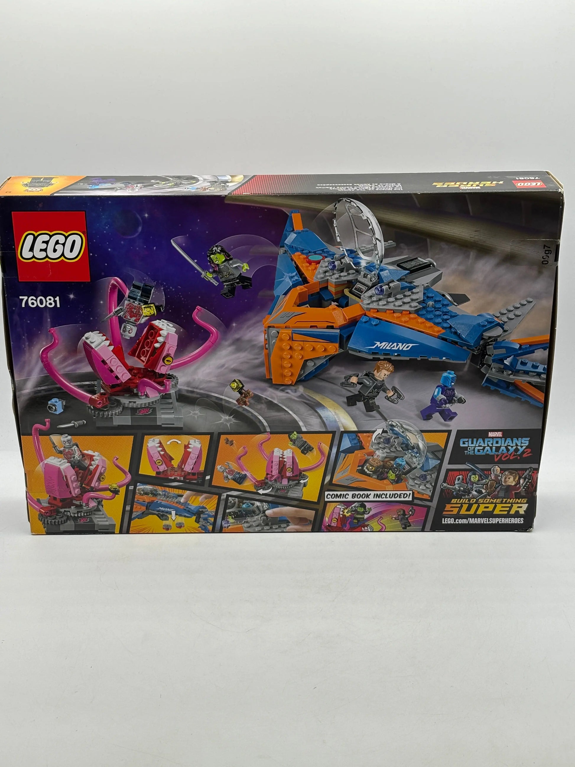 Lego Marvel Super Heroes 76081 The Milano Vs The Abilisk New Sealed FRENLY BRICKS - Open 7 Days