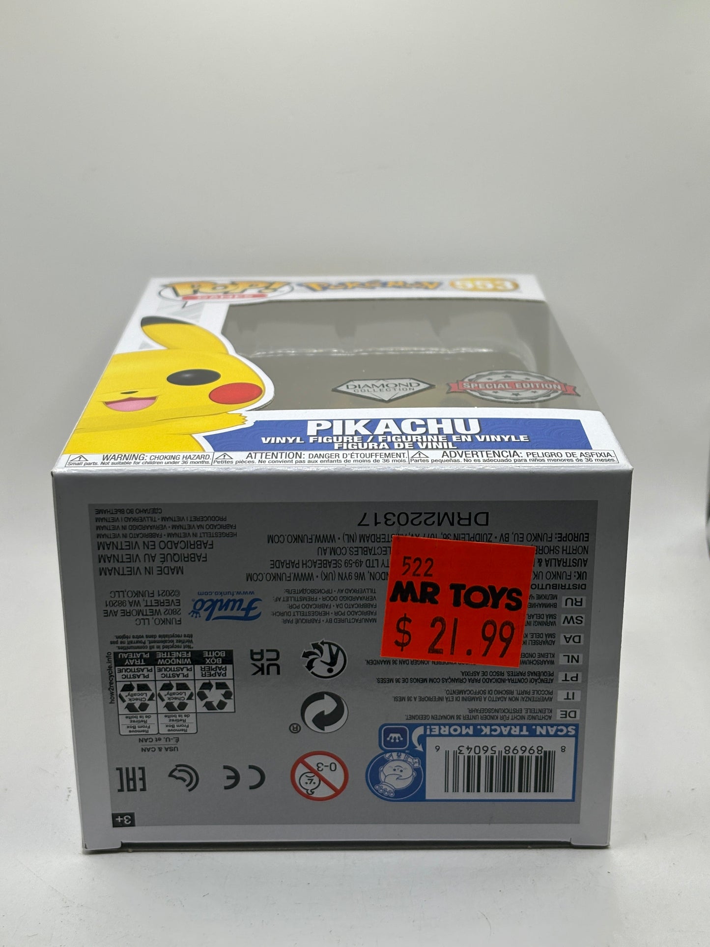 Funko POP! Games Pokemon #553 Pikachu Diamond Special Edition FRENLY BRICKS - Open 7 Days