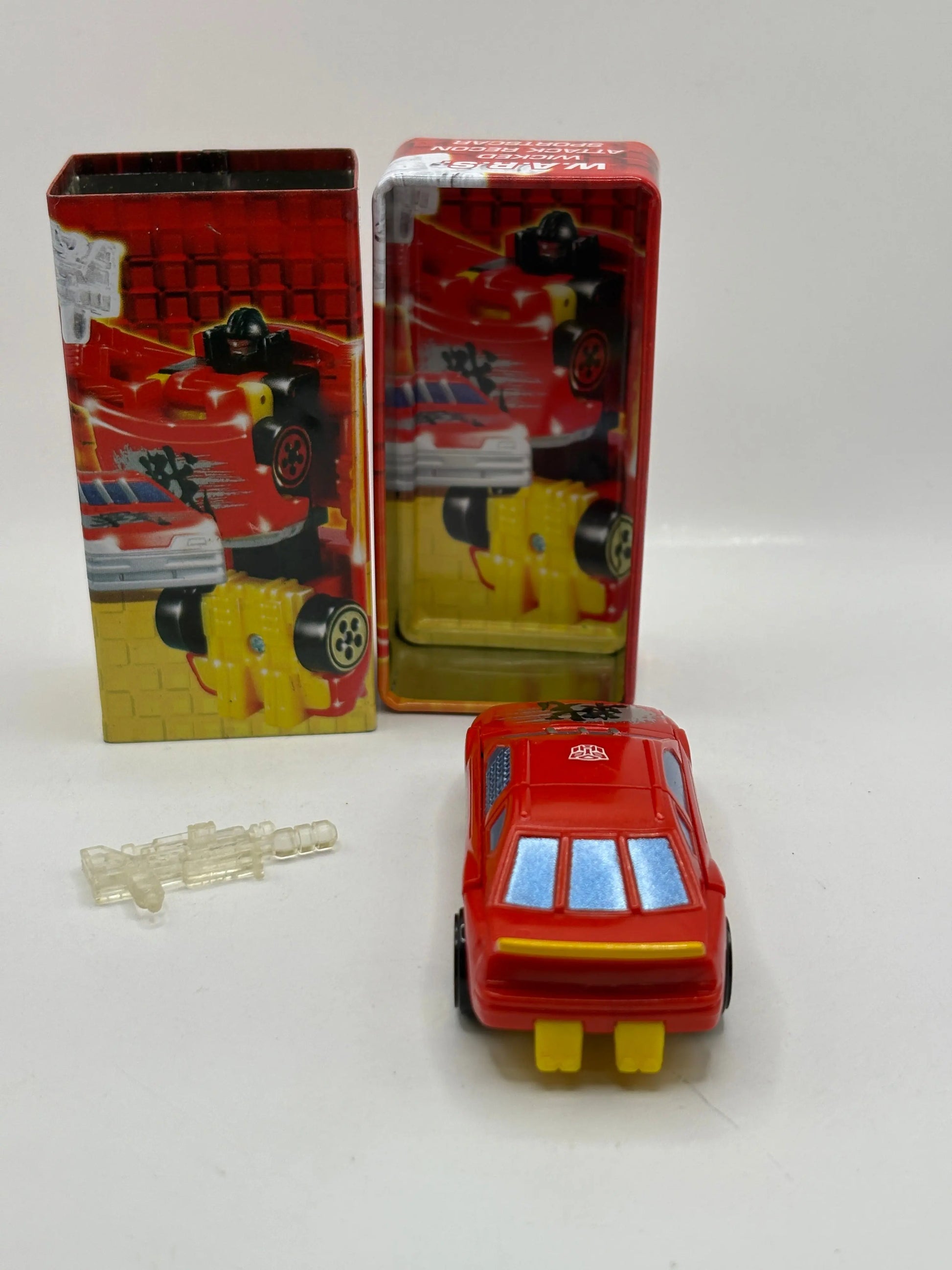 W.A.R.S. Tiny Tins 2003 Transformers RID Spy Changers Wicked Attack Recon Sports FRENLY BRICKS - Open 7 Days