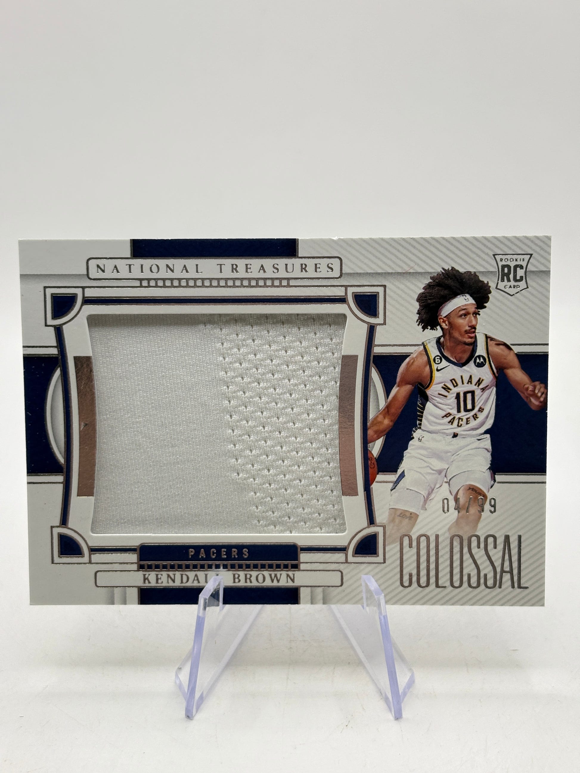 2022-23 Panini National Treasures #CR-PIB Kendall Brown Colossal Patch /99 image 1