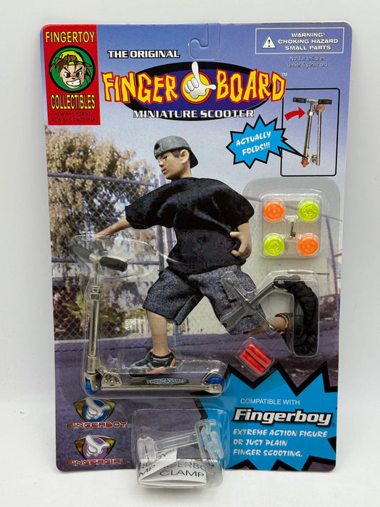 Vintage Finger Board Miniature Scooter Brand New Sealed (White Rope) FRENLY BRICKS - Open 7 Days
