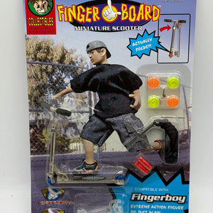 Vintage Finger Board Miniature Scooter Brand New Sealed (White Rope) FRENLY BRICKS - Open 7 Days