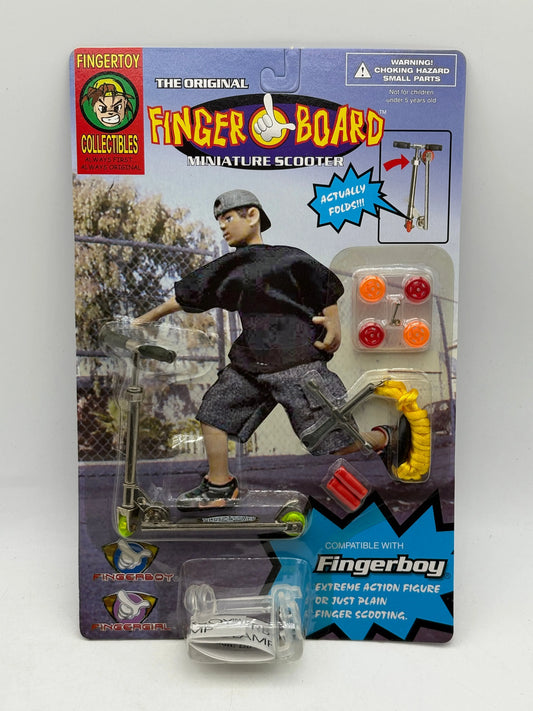 Vintage Finger Board Miniature Scooter Brand New Sealed (Yellow  Rope) FRENLY BRICKS - Open 7 Days