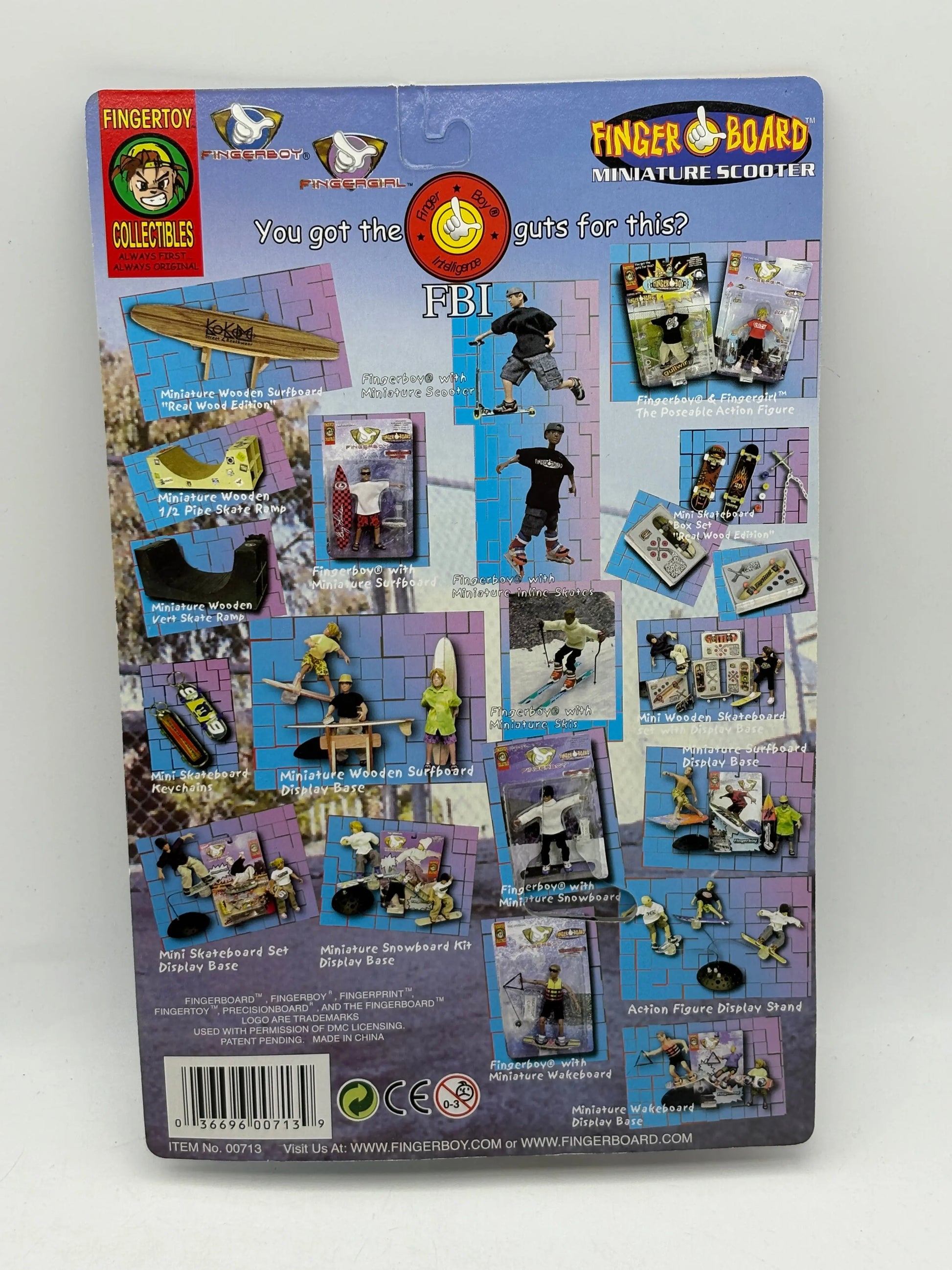 Vintage Finger Board Miniature Scooter Brand New Sealed (Yellow  Rope) FRENLY BRICKS - Open 7 Days
