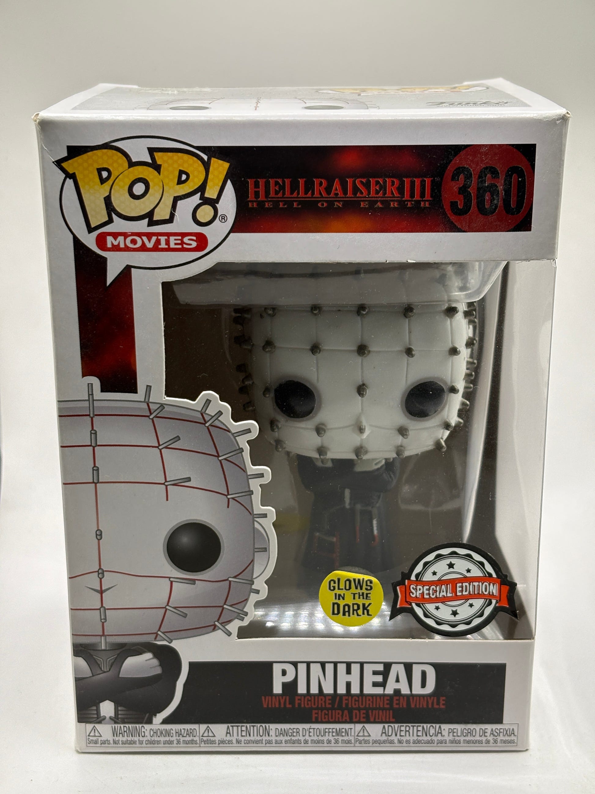 Funko POP! Movies Hell Raiser #360 Pinhead Glow Special Edition FRENLY BRICKS - Open 7 Days image 1