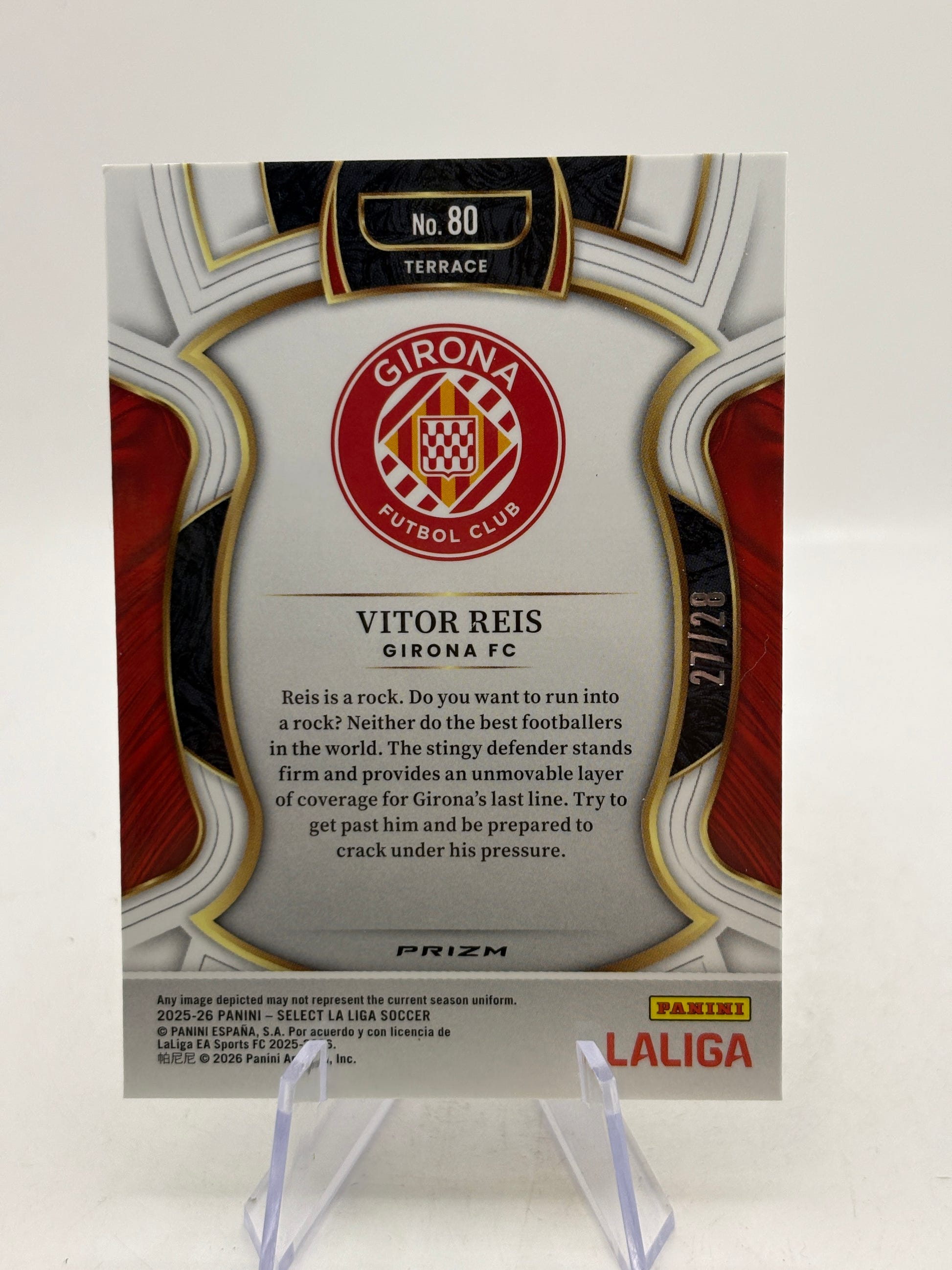 Panini La Liga Select 25-26 Vitor Reis RC /28 Dragon Scale SP image 2