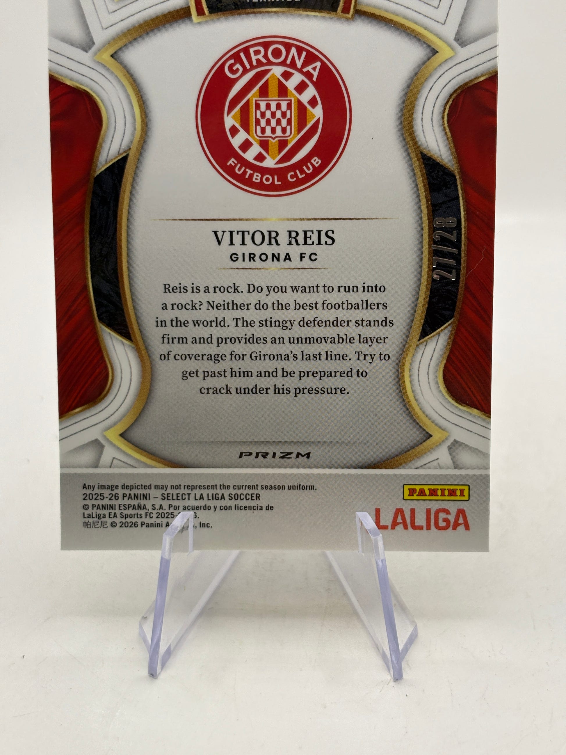 Panini La Liga Select 25-26 Vitor Reis RC /28 Dragon Scale SP image 4