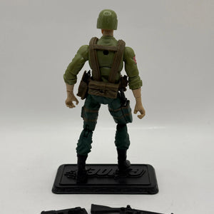 2008 G.I. JOE G.I. JDE Trooper (V1B) Infantry Trooper Black HAIR Loose FRENLY BRICKS - Open 7 Days