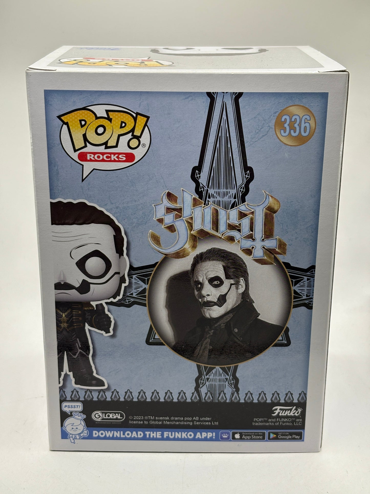 Funko POP! Rocks Ghost #336 Papa Emeritus IV Vinyl Figure FRENLY BRICKS - Open 7 Days