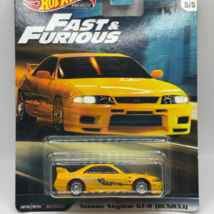 Hot Wheels Premium - Fast & Furious Nissan Skyline GT-R (BCNR33) - 2017 - 5/5 FRENLY BRICKS - Open 7 Days