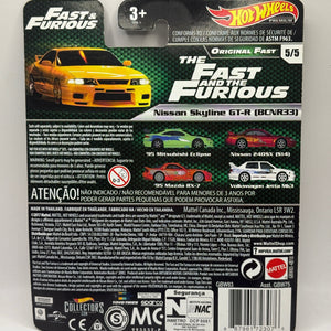 Hot Wheels Premium - Fast & Furious Nissan Skyline GT-R (BCNR33) - 2017 - 5/5 FRENLY BRICKS - Open 7 Days