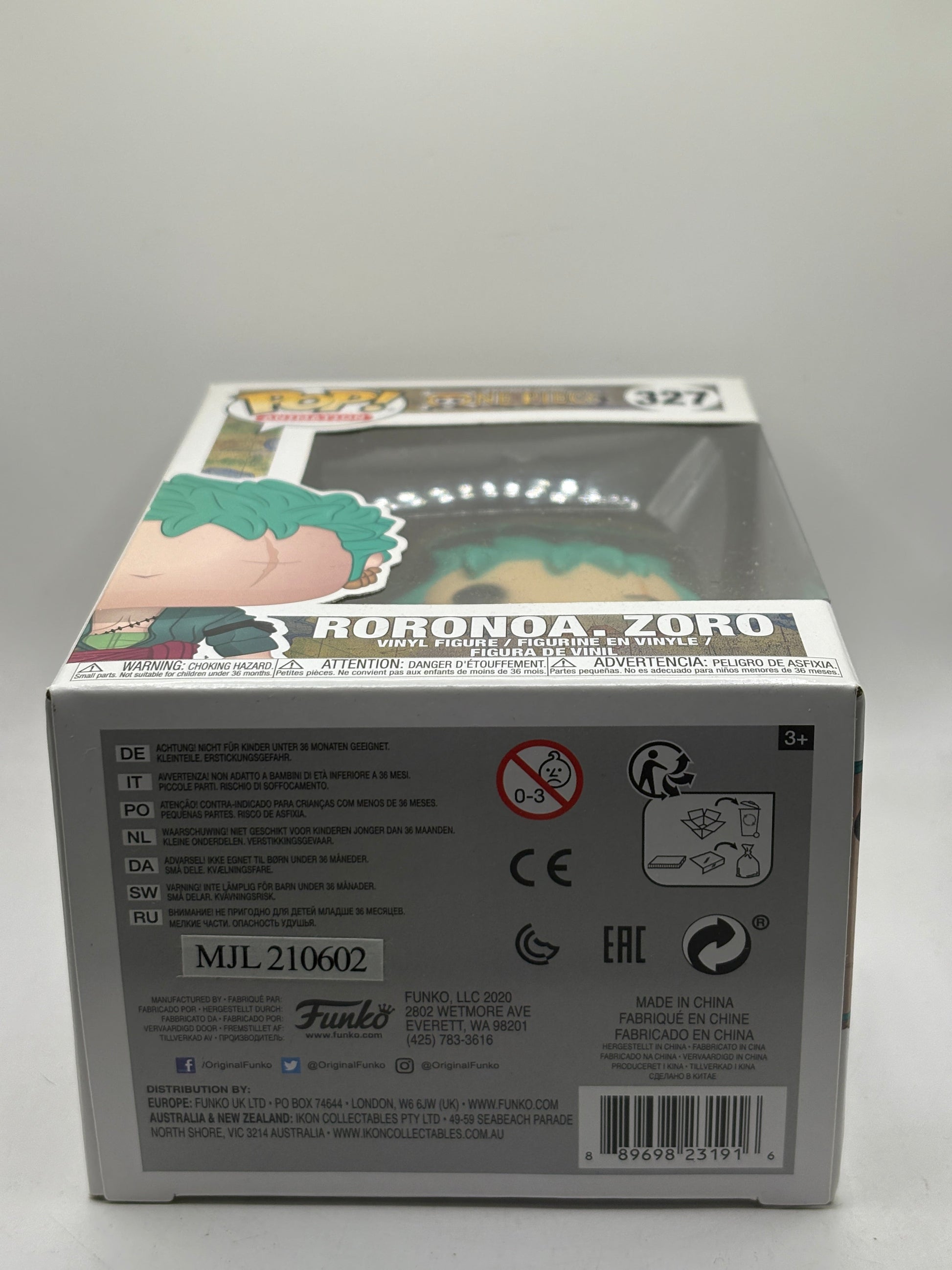 Funko POP! Animation One Piece #327 Roronoa. Zoro Vinyl Figure FRENLY BRICKS - Open 7 Days