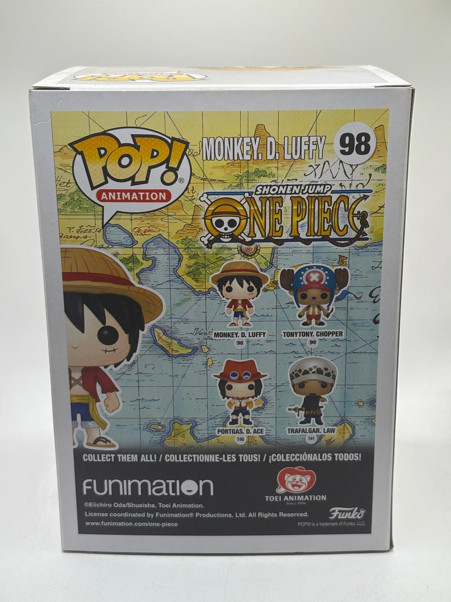 Funko POP! Animation One Piece #98 Monkey D Luffy Vinyl Figure FRENLY BRICKS - Open 7 Days