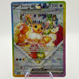 Pokemon TCG SVP Promos - Eevee EX SVP174 Black Star Promo Illustration Rare Nm FRENLY BRICKS - Open 7 Days