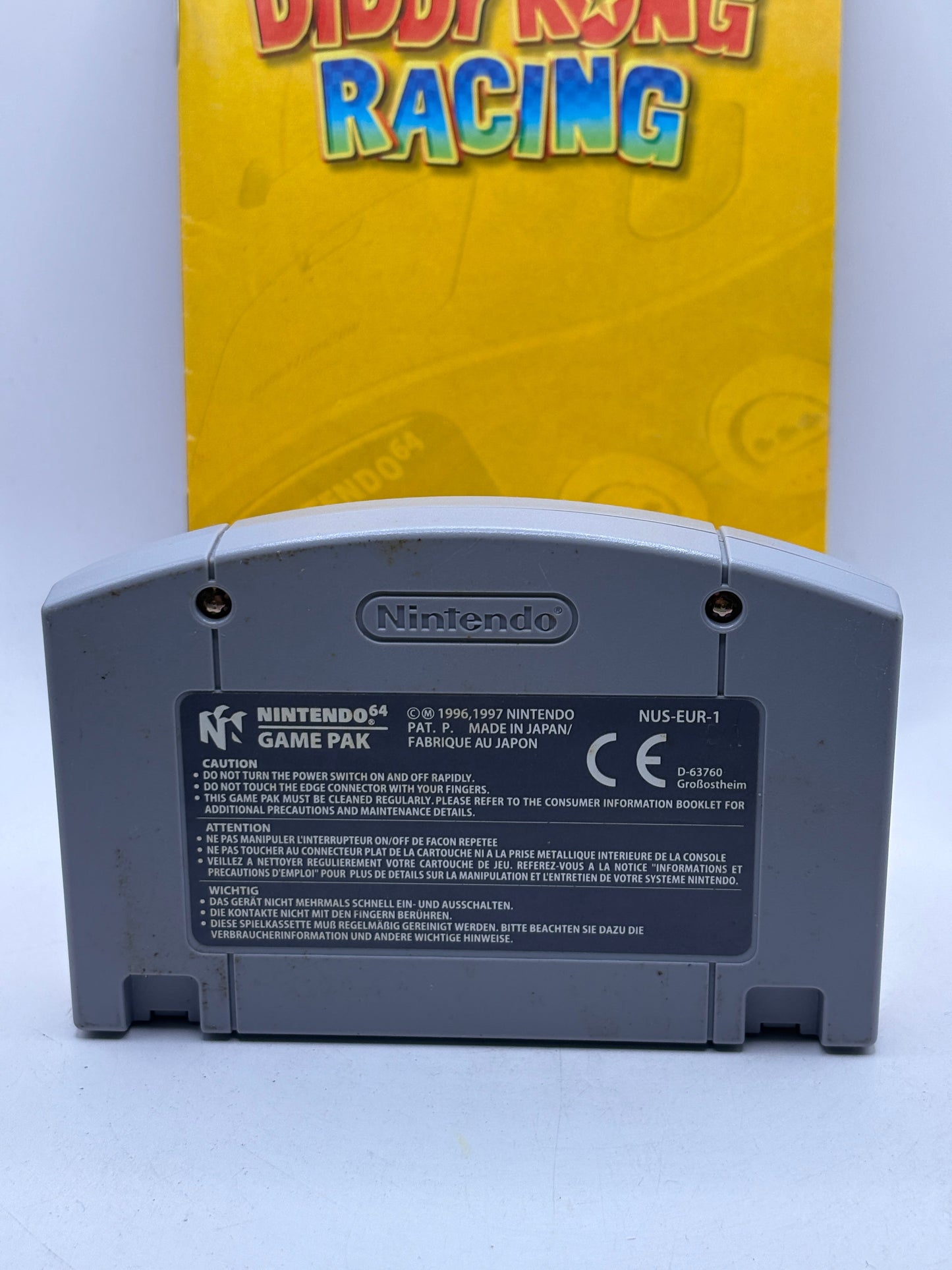 Diddy Kong Racing Nintendo 64 PAL Game Cartridge N64 with Manual FRENLY BRICKS - Open 7 Days