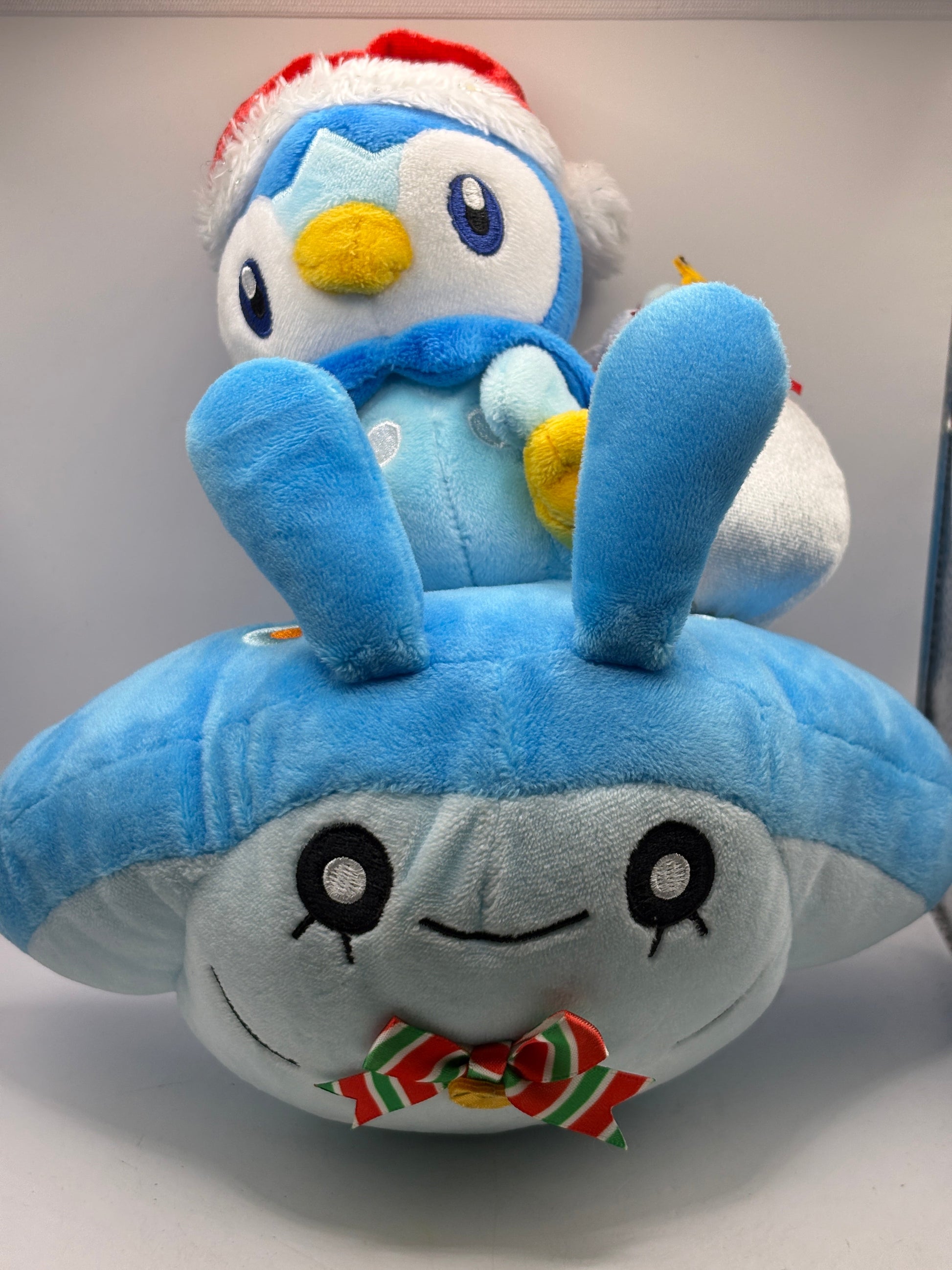 Pokemon Center Christmas Piplup Mantyke Plush Excellent JAPAN FRENLY BRICKS - Open 7 Days