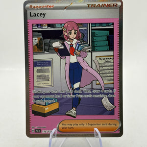 Pokemon TCG Prismatic Evolution - Lacey 175/131 Trainer Special Illustration Rare FRENLY BRICKS - Open 7 Days