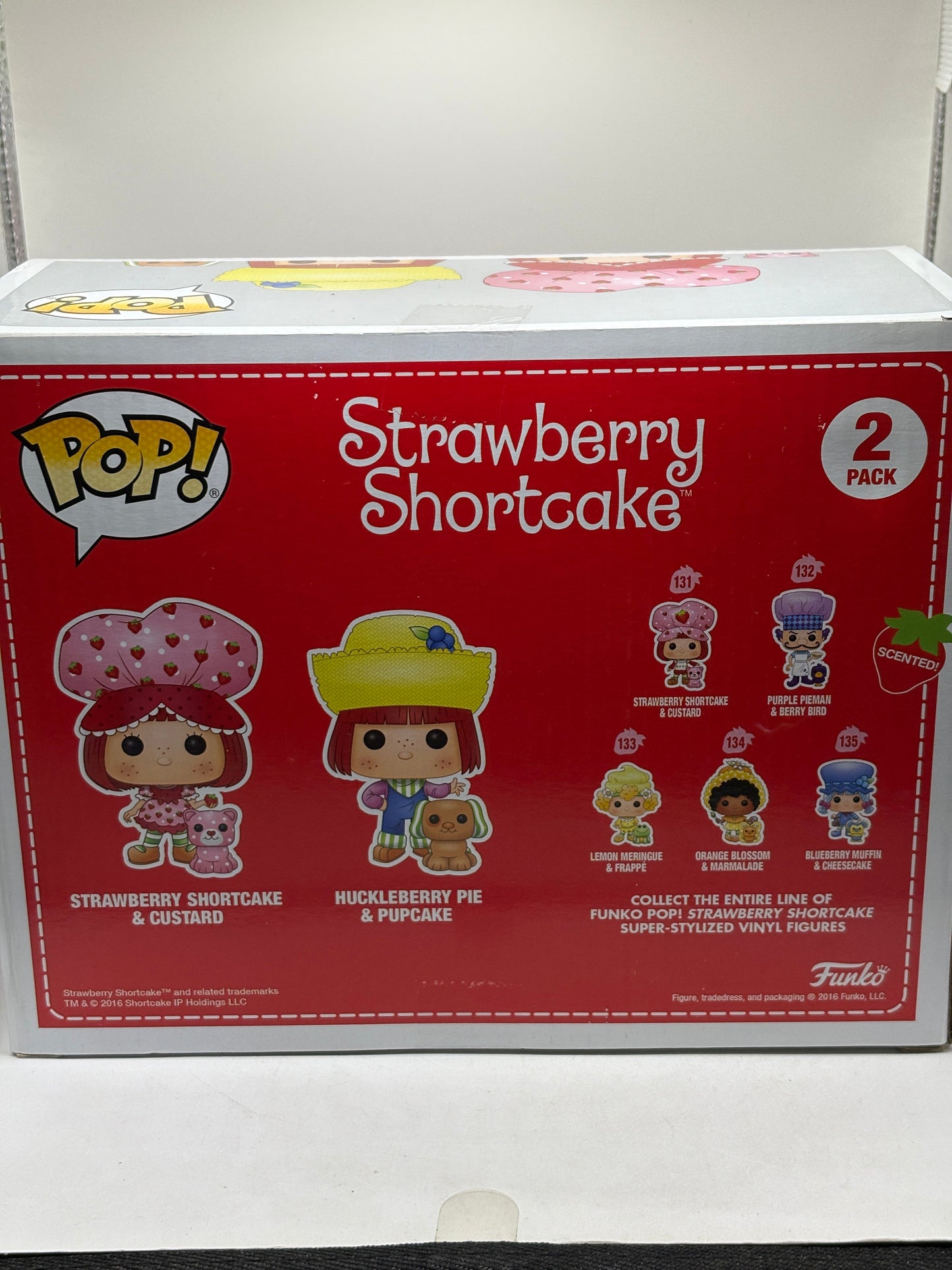Funko POP! Strawberry Shortcake & Huckleberry Pie 2 Pack Scented 2016 NYCC FRENLY BRICKS - Open 7 Days