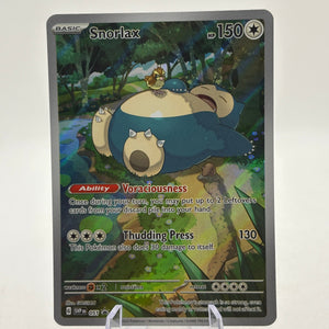 Pokemon TCG SVP Promos - Snorlax SVP051 Black Star Promo LP FRENLY BRICKS - Open 7 Days