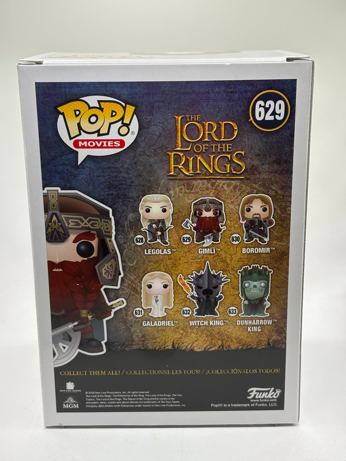 Funko POP! Movies Lord of the Rings #629 Gimli Vinyl Figure FRENLY BRICKS - Open 7 Days