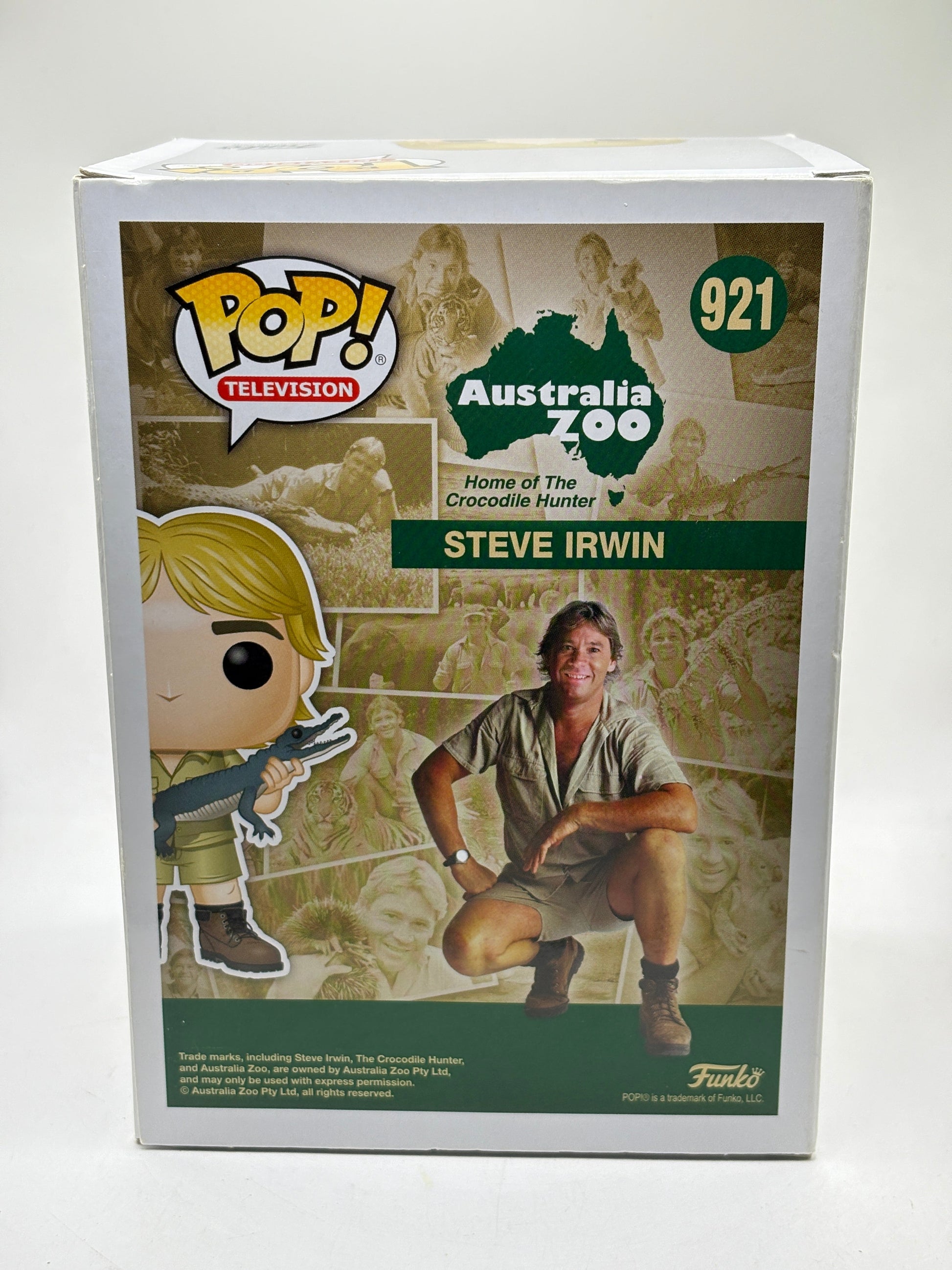 Funko POP! Television Australia Zoo #921 Steve Irwin Limited Chase FRENLY BRICKS - Open 7 Days