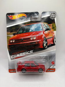Hot Wheels Premium VW Jetta MK3 Red Modern Classics Car Culture 4/5