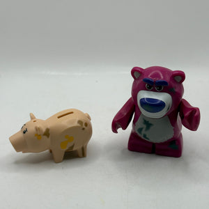 LEGO 7596 Toy Story 3 Minifigure Lot: Dirty Hamm (w/ Plug & Coin), Lotso, Woody FRENLY BRICKS - Open 7 Days